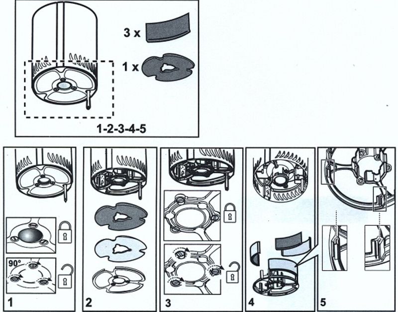DECOR 590 Thermex kullfiltersett